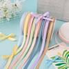 Fita de poliéster e algodão importada fosca de 1cm para DIY manual, fitas para acessórios de cabelo, fita de laço, acessórios para roupas, fita para embalagem de flores