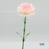 Buquê de flores artificiais, cravos de haste única e longa, adequados como presente para o Dia do Professor, Dia das Mães ou Dia da Mulher, e para arranjos em vasos decorativos