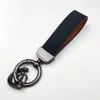 Colgante de Llavero Universal para Coche de Gamuza, Personalizado de Negocios con Logo Impreso en Cuero, Llavero de Cuero Crazy Horse al por Mayor