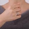 Anillo de elemento tierra de acero de titanio para dedo de mujer, anillo de equilibrio, Air Water Earth Fire, joyería de elemento tierra, regalo, venta al por mayor