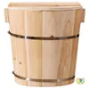 Balde de Madeira para Cozinhar Arroz Doméstico, Panela de Madeira para Cozinhar Arroz Comercial, Baldes de Madeira para Cozinhar Arroz Grandes e Pequenos para Cozinha, Cozinhador a Vapor de Madeira, Cesta de Cozimento a Vapor, Suporte de Cozimento a Vapor