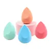 Esponja de Maquillaje Ultra Suave Forma de Gota de Agua, Doble Uso para Aplicación Seca y Húmeda, Esponja Cushion, Herramienta de Maquillaje, Esponja de Maquillaje para Fijar Maquillaje