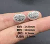 Prata Pura S999 Contas Fulu da Paz Pulseira Trançada de Prata Dura 3D Colar DIY Mate Acessórios Requintados