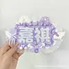 Etiquetas de Animación de Doble Carácter Cp Set de 28 Piezas DIY Hecho a Mano Creativo Adornos Colgantes Reflectantes Tejido No Tejido Productos Terminados Diseños Lindos de Celebridades
