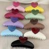 ¡Sistema de color dopamina! ¡Agarre de amor de color contrastante! Pinza para el pelo con volumen que muestra el pelo, pinza de tiburón para recogido en la parte trasera de la cabeza, tocado