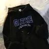 Sudadera con capucha Pesada Marca de Moda Americana Tendencia Hombres Otoño e Invierno Terciopelo Engrosado Holgada Parejas Oversize Chaqueta Casual