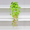 Simulação Ivy Strip Creeper Vine Green Row Leaf Wall Hanging Folha de batata-doce Simulação Folha de uva Spring Vine Door Hanging