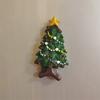 Adesivos de Geladeira Cabeça de Ano Novo e Natal Presente Transfronteiriço Criativo Adesivos Magnéticos Decorações Tridimensionais para Vidro de Janela