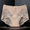 Source Bragas de Encaje Sexys para Mujer de Cintura Alta, Cómodas, Transpirables, Entrepierna Antibacteriana, Estilo Japonés, Puro Deseo, Transparentes, Chica Joven, Tercera Generación
