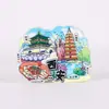 [Série Xi'an] Adesivos de Geladeira da Cidade de Xi'an Especiais de Viagem Culturais e Criativos Souvenirs de Pontos Turísticos Adesivos de Geladeira de Resina