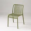 Cadeira de plástico com encosto cadeira de jantar simples moderna cadeira de lazer para exterior cadeira de negociação por atacado cadeira de jantar