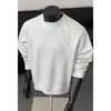 Sudadera Desestructurada Cleanfit para Hombre Otoño Tendencia Americana High Street Pesada Holgada Interior Casual Top Pulóver