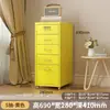 Gabinete de chapa metálica gabinete con cajones con ruedas móvil debajo del escritorio gabinete de almacenamiento multicapa gabinete de almacenamiento para habitación infantil con cerradura cómoda