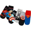 Calcetines de Héroe de Dibujos Animados para Hombre al por Mayor Comercio Exterior Calcetines de Barco de Moda para Mujer Batman Dibujos Animados Cuatro Estaciones Europeos y Americanos Calcetines de Algodón Calcetines Cortos