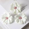 Simulação pequena cabeça de flor de crisântemo série mori pequena margarida girassol cosmos artificial flor artificial flor de tecido de seda grampo de cabelo flor material DIY