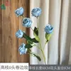 Rosa Encaracolada de Galho Alto com 6 Cabeças, Rosa da Montanha Nevada, Adereços para Fotografia de Casamento, Flores Artificiais, Arranjo de Flores para Teto de Palco, Flores de Seda