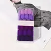 Anillo para toalla NUEVO 6 en caja anillo para el pelo de alta elasticidad base anillo para toalla cuerda para la cabeza gruesa grande venta al por mayor