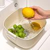 25 Años Nuevo Cesto de Drenaje Accesible para Mascotas Lujo Cocina Enchufe de Drenaje Integrado Almacenamiento de Frutas y Verduras Cesto para Lavar Verduras Cesto de Drenaje