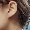 Pendientes de aleación de titanio F136/acero de titanio tipo D, aro simple para el lóbulo de la oreja, aro para el cartílago de la oreja, clavo para el cartílago de la oreja, aro cerrado, aro para la nariz, aro para el labio, perforación