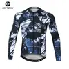 Ropa de Ciclismo de Otoño Xingheng para Hombre Nueva Ropa de Ciclismo Transpirable y Pantalones Ropa de Ciclismo Estampada Tops Largos Transfronterizo