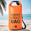 Bolsa Impermeable Transfronteriza de Hombro Único con Doble Clip de Hombro de Tela de Malla para Playa, Natación, Plegable, Bolsa de Agua para Ciclismo, Camping, Bolsa Impermeable Portátil