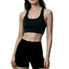 Sujetador deportivo de espalda cruzada para mujer, adecuado para fitness y running, con copas incorporadas, absorción de impactos y un efecto moldeador; estilo nuevo, venta al por mayor de fábrica, top de tirantes para yoga