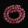 Cuentas de Cristal Fantasma de Vidrio de Colores Accesorios para Joyería DIY Cuentas de Cristal con Agujero Recto Cuentas Semi-Terminadas Listas para la Venta