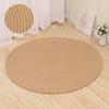 Alfombra de Cuerda de Algodón Trenzada Accesorios Agarre de Bebé Semana Simple Sala de Estar Dormitorio Resistente a la Suciedad Redonda Trenzada Alfombra Redonda para Mesita de Noche