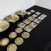 Estilo Old Money Suporte de Display Dourado para Sobremesas Rack de Exibição Casamento de Inauguração Intervalo para Chá Refeição Fria Suporte de Bolo Bandeja Mesa de Exibição de Sobremesas Rack