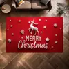 Felpudo de Entrada Navideño Árbol de Navidad Antideslizante Baño Inodoro Resistente a Manchas Felpudo Decorativo Fábrica