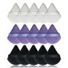 Puff triangular de gamuza para polvo de fábrica Puff para polvo abanico Puff para polvo pastel compacto esponja de maquillaje herramientas de maquillaje de belleza