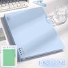 Livro B5 de Folhas Soltas com Oito Furos Caderno Simples Espessado Bloco de Notas de Alto Valor para Escritório Diário de Aniversário para Ensino Fundamental