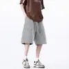 Pantalones Casuales Rayados de Moda para Mujer Hombres 2025 Pantalones Cortos Lisos Cielo Estrellado Color Sólido Verano Jacquard Nuevo Estilo