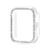 Adecuado para Apple Apple Watch 7 Funda de Reloj, 41/45 Fila Única Diamante Único Corte de PC Funda Protectora