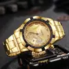 Nuevo Reloj Mecánico para Hombre Estilo Coreano con Esfera Grande Reloj para Hombre con Calendario Reloj de Cuarzo Reloj con Correa de Acero Reloj para Hombre Venta al por Mayor