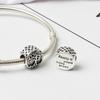 Huiyue árbol de la vida collar de cuentas accesorios corazón pequeño hueco estilo europeo y americano DIY cuentas sueltas accesorios fábrica venta al por mayor
