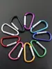 Aleación de Aluminio Multicolor No. 5 Mosquetones en Forma de D, Hebilla de Liberación Rápida con Resorte, Llavero, Gancho para Equipaje, Stock Listo del Fabricante