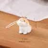 Chaveiro de Cachorrinho Fofo com Revestimento Pingente de Coração Girly Divertido para Bolsa de Celular Presente para Casal Melhor Amigo Venda por Atacado