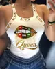 2021 AliExpress deseo Europeo y Americano Mujer Sexy Tirantes Estampado Camiseta Chaleco Pequeño Top 24 Colores 8 Tallas En Stock