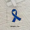 Broche Colorido de Laço Transfronteiriço Acessórios de Vestuário Promoção Conscientização Prevenção Distintivo de Metal com Gotejamento de Óleo Medalha Comemorativa
