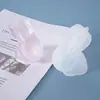 Molde de Resina de Cristal DIY Amapola Conejo 3D Muñeca Linda Conejo de Jade Conejo de Orejas Largas Molde de Silicona