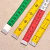 Cinta métrica colorida de calidad alemana de 1.5 m con botones, mini cinta métrica de sastre, cinta métrica suave para medir ropa, mediciones