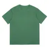Camiseta para hombre, 200 g/m², hecha de algodón de fibra larga de Xinjiang, color liso, casual, corte holgado, versátil, estilo unisex, con un logo estampado