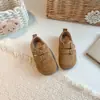 Birkenstocks Retro para Niños Suela Suave Doble Hebilla Niñas Pequeñas Antideslizantes Zapatos Pequeños de Piel Estilo Nuevo Primavera/Otoño 2026 Mocasines