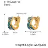 Pendientes Cruzados Europeos y Americanos de Moda Tachonados con Diamantes de Circonia 5A Brillantes, Joyería Elegante y con Estilo, Chapados en Oro Real de 18 Quilates, No se Desvanecen