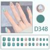 Use unha on-line celebridade ins manicure unha falsa patch cor mudando pêssego diamante decoração ponto diamante destacável dança noiva manicure