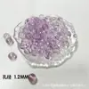 Alta permeabilidade gelo contas transparentes imitação cristal contas soltas contas esmaltadas contas passantes pulseira DIY artesanal contas para cordão contas de vidro acessórios