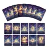 Compra Directa Transfronteriza de 18 Tarjetas/Paquete de Tarjetas Interactivas de Meditación Cielo Estrellado Misterioso con Energía Positiva y Mensajes Inspiradores