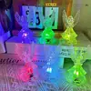 Luzes de Natal Acrílicas Coloridas Novas Selecionadas Cuidadosamente Suprimento de Comércio Exterior Luzes de Natal Anjo Brinquedos Transparentes