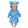 Venta Caliente Transfronteriza Ropa para Muñeca de Verano de 43 CM Vestido Temático con Capucha Animal de Dibujos Animados Lindo Pijama Al por Mayor